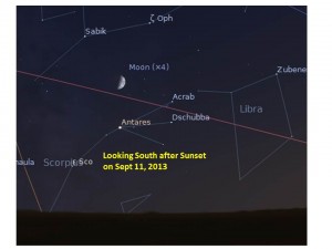 Moon-Antares 9-11-13