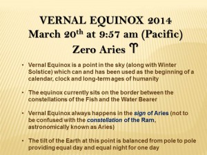 Vernal Equinox summary