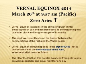 Vernal Equinox summary