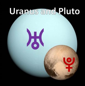 Uranus and Pluto